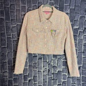 Sugar Thrillz Pastel Tweed Jacket